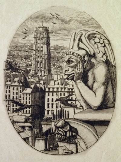The Vampire (Le Stryge) by Charles Meryon